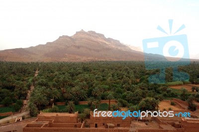 Draa Valley Stock Photo