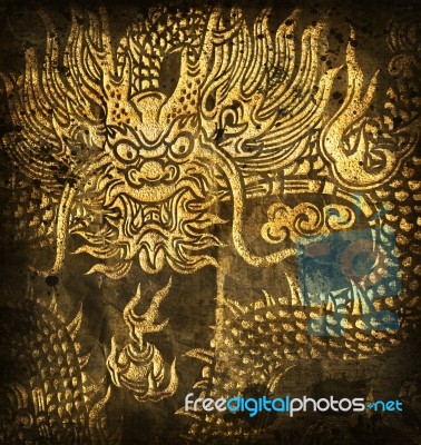 Dragon Pattern Stock Image