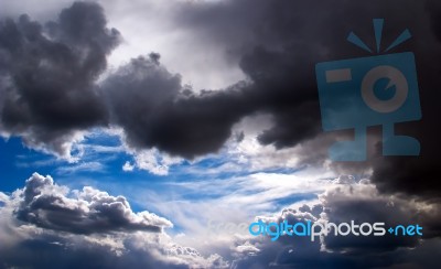 Dramatic Sky Stock Photo