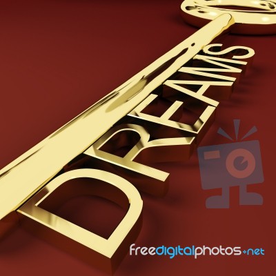 Dreams Key Stock Image