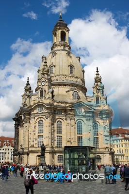 Dresden Frauenkirche 02 Stock Photo