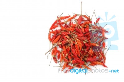 Dried Chilis Stock Photo