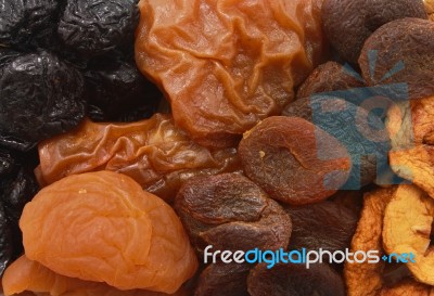 Dried Fruit Stock Photo
