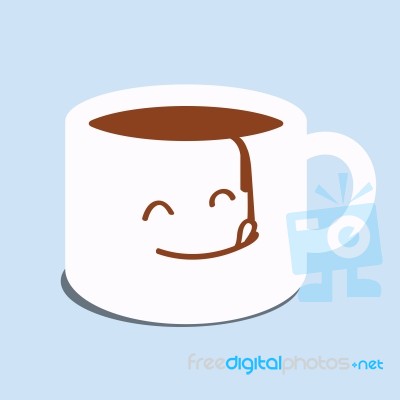 Drink Coffee And Relax Stock Image