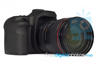 Dslr Camera Stock Photo