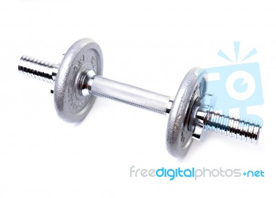 Dumbell Weights Stock Photo