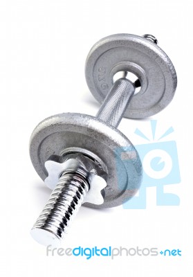 Dumbell Weights Stock Photo