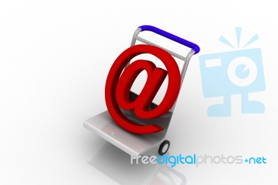 E-mail Delivery Stock Image