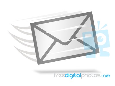 E-mail, Send, Letter Stock Image