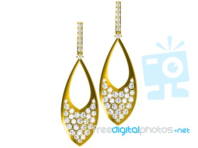 Earring Stock Image