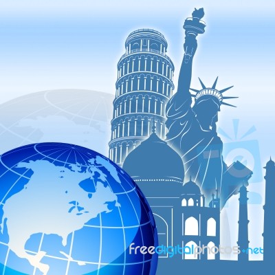 Earth Travel Stock Image