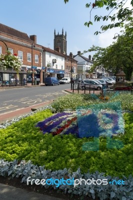 East Grinstead In Bloom Stock Photo