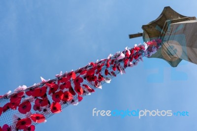 East Grinstead, West Sussex/uk - August 18 : View Of The War Mem… Stock Photo