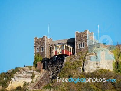 East Hill Funicular Railway In Hastings Stock Photo