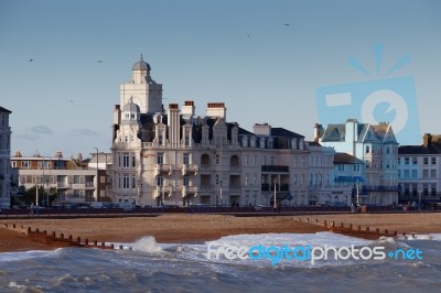 Eastbourne, East Sussex/uk - January 7 : View Of The Shoreview H… Stock Photo
