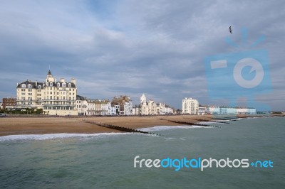 Eastbourne, East Sussex/uk - November 4 : View Of The Seafront I… Stock Photo