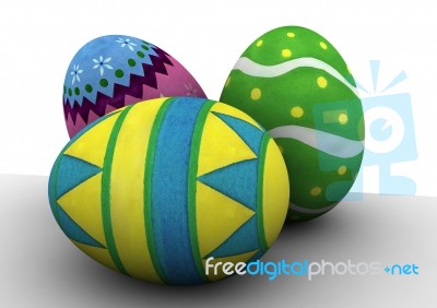 Easter Eggs Stock Image