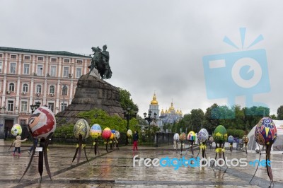 Easter Eggs Festival Stock Photo Easter Eggs Festival Stock Photo