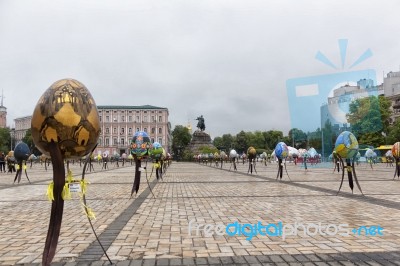 Easter Eggs Festival Stock Photo Easter Eggs Festival Stock Photo