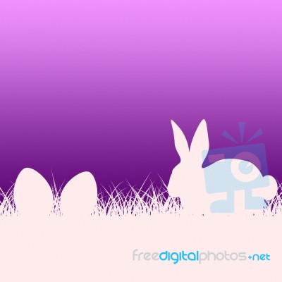 Easter Eggs Represents Blank Space And Copy Stock Image