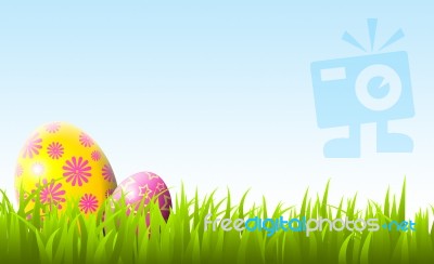 Easter, Spring Background Stock Image