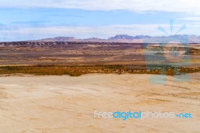 Eastern Desert Landscape In Egypt Stock Photo