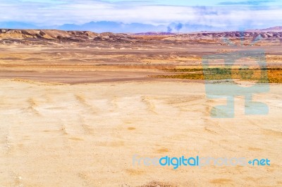 Eastern Desert Landscape In Egypt Stock Photo