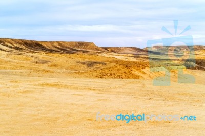 Eastern Desert Landscape In Egypt Stock Photo