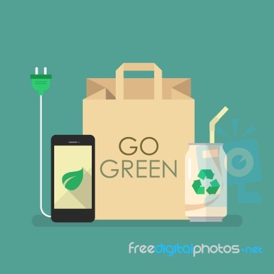 Eco Friendly Products Stock Image