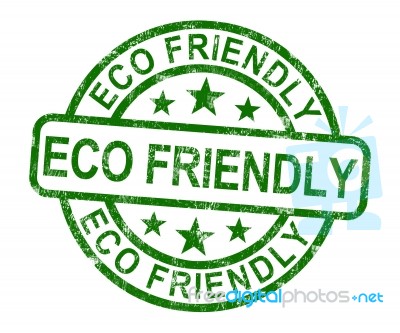 Eco Friendly Stamp Stock Image