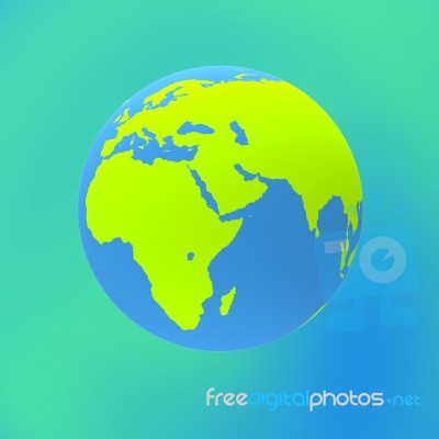 Eco Global Shows Earth Friendly And Eco-friendly Stock Image