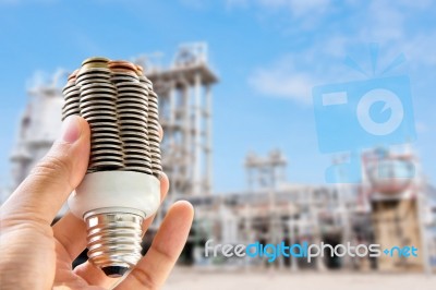 Eco Light Bulb Energy Concept Stock Photo