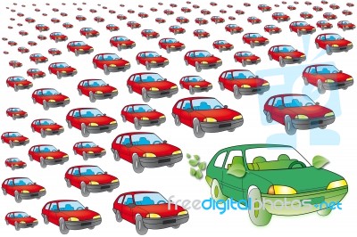 Ecological Car Stock Image