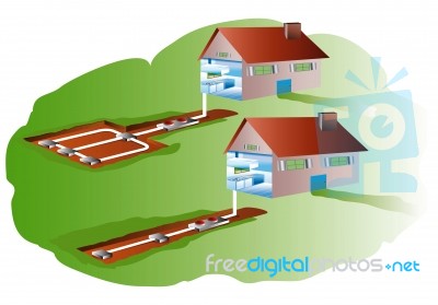 Ecological House Stock Image