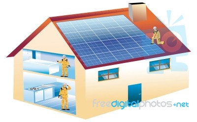 Ecological House Stock Image Ecological House Stock Image