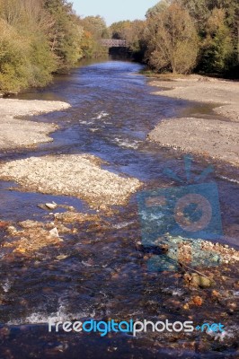 Ecological Management Of River Banks Stock Photo