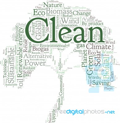 Ecology Earth Concept Word Collage Stock Image