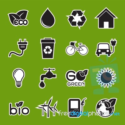 Ecology Icon Stock Image
