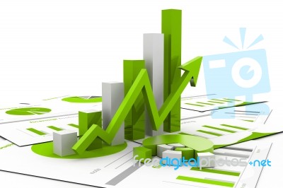 Economical Chart And Graph Stock Image