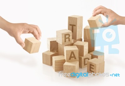 Economy & Currency Concept On Isolated Background Stock Photo