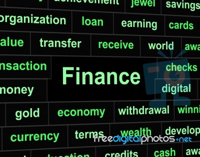 Economy Finance Means Investment Trading And Figures Stock Image