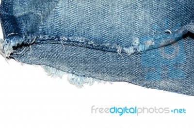 Edge Leg Jeans Stock Photo