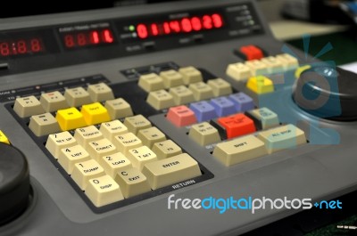 Editing Station Stock Photo Editing Station Stock Photo