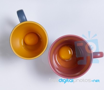 Egg Yolks Stock Photo