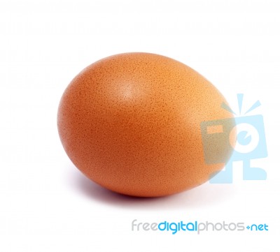 Eggs Isolated On White Background Stock Photo