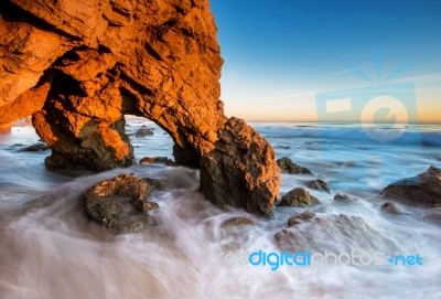 El Matador Beach Stock Photo