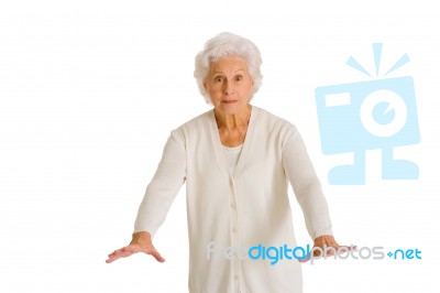 Elderly Woman Stock Photo