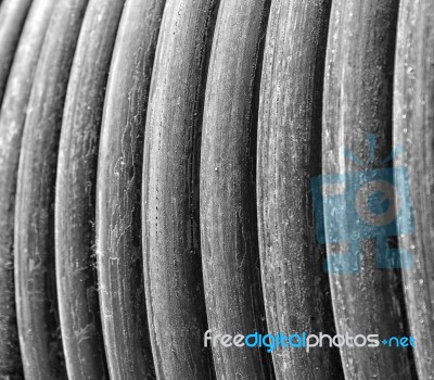 Electric Cable Closeup Stock Photo