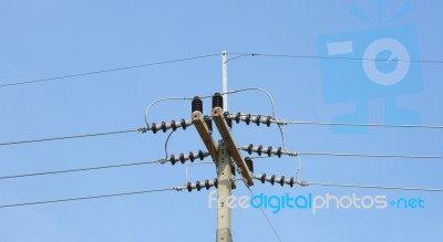 Electric Tower Stock Photo