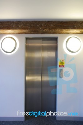 Elevator Or Lift Stock Photo